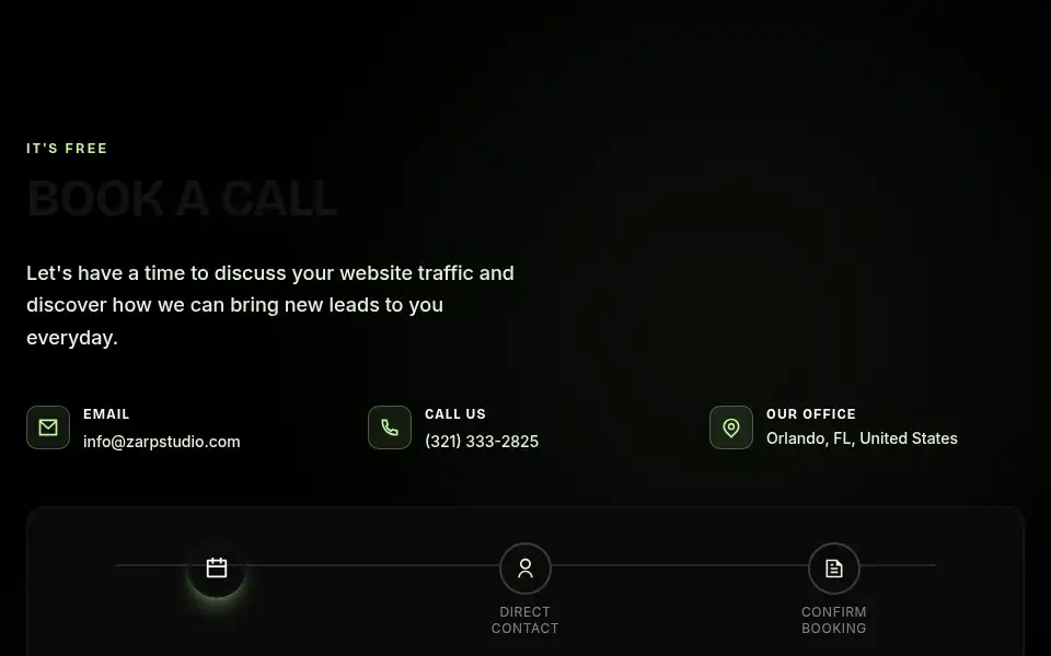 Screenshot of zarpstudio.com