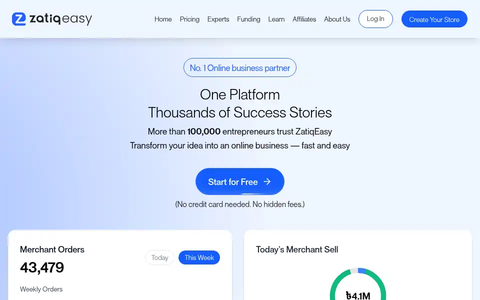 Screenshot of zatiqeasy.com