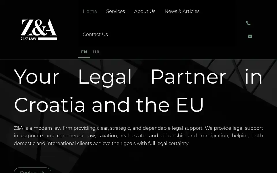 Screenshot of zba.hr