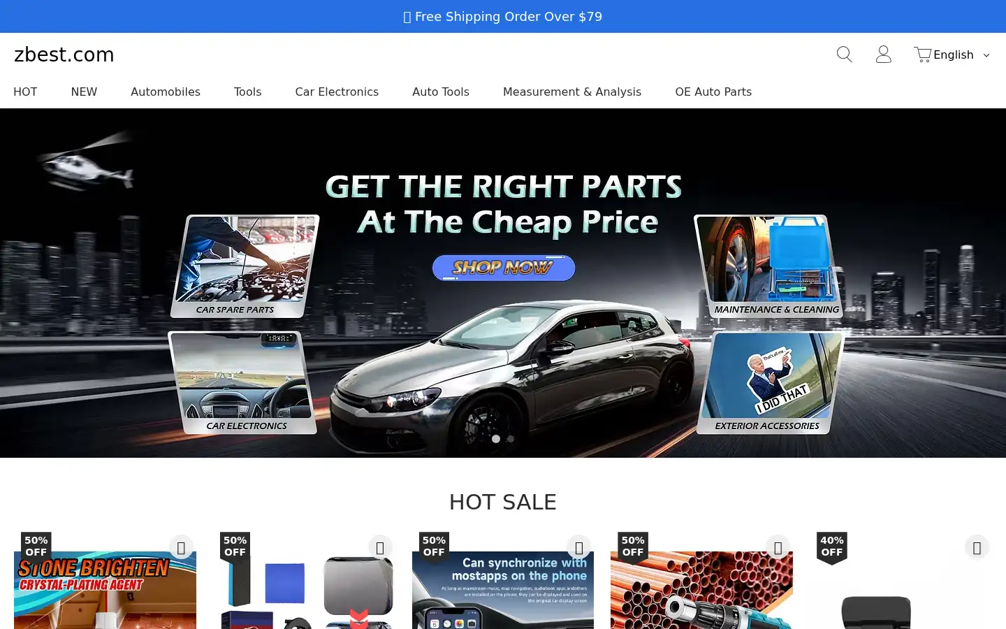 Screenshot of zbest.com