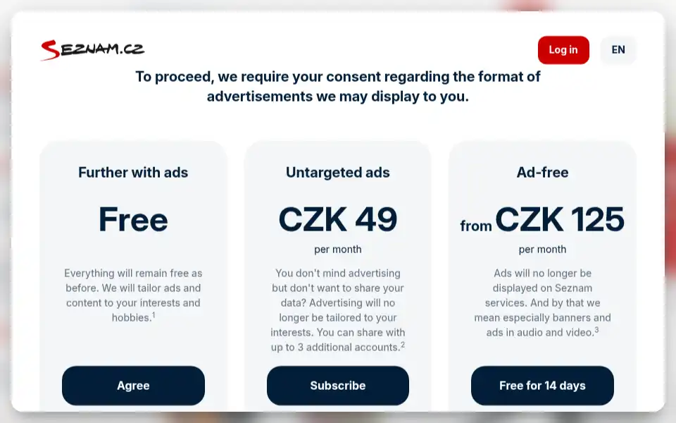 Screenshot of zbozi.cz