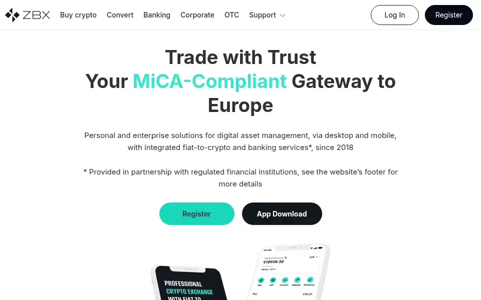 Screenshot of zbx.com