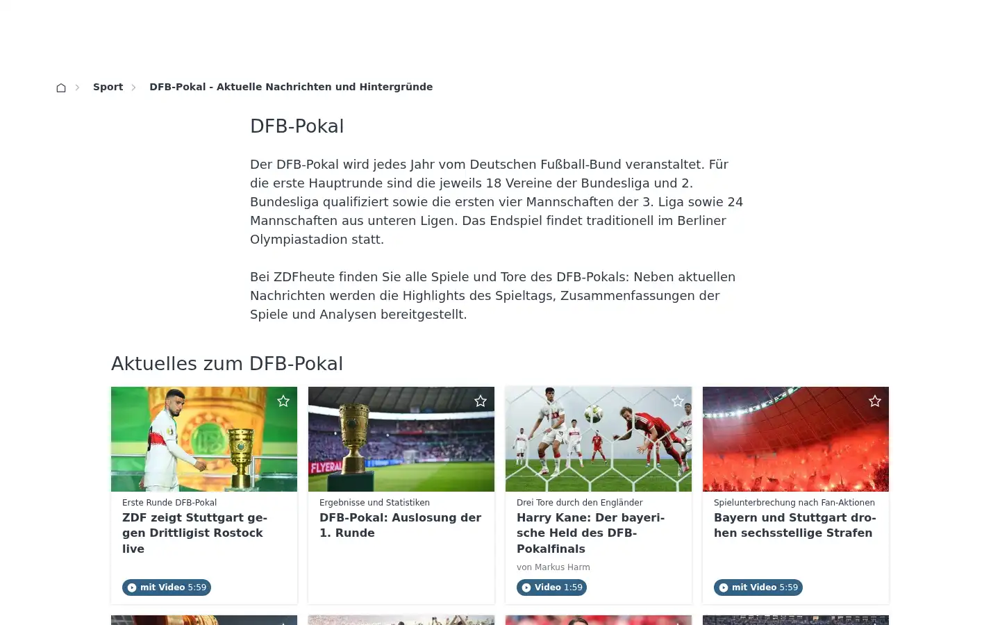 Screenshot of zdfheute.de