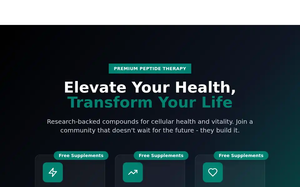 Screenshot of zealothealth.com