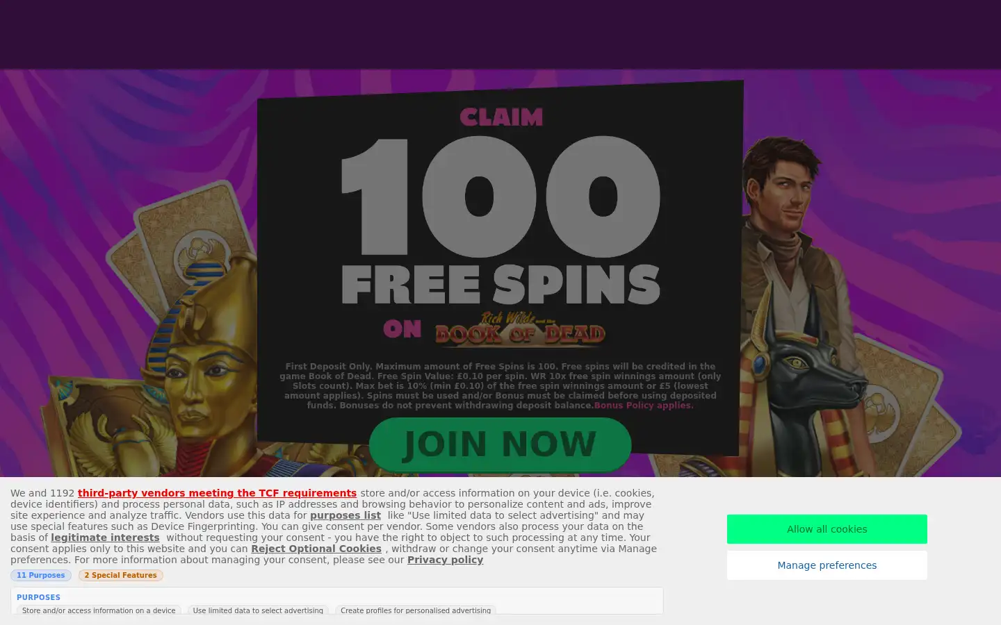 Screenshot of zebrawins.com