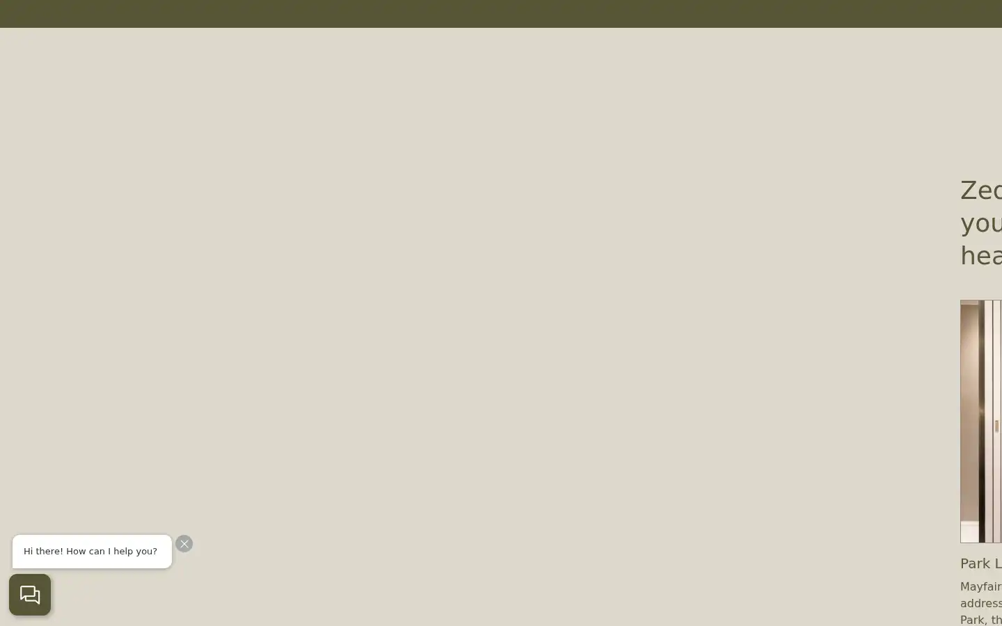 Screenshot of zedwellhotels.com