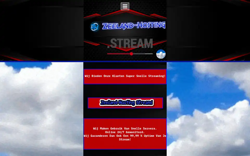 Screenshot of zeeland-hosting.nl