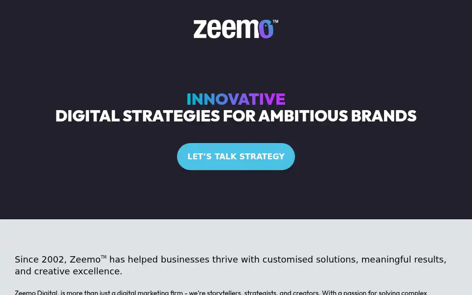 Screenshot of zeemo.com
