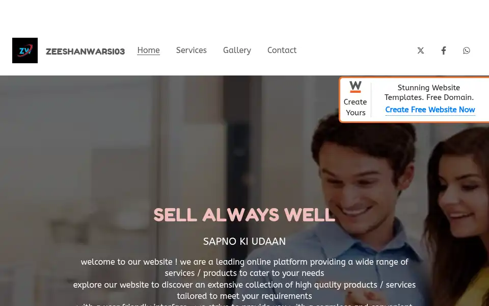 Screenshot of zeeshanwarsi.website3.me