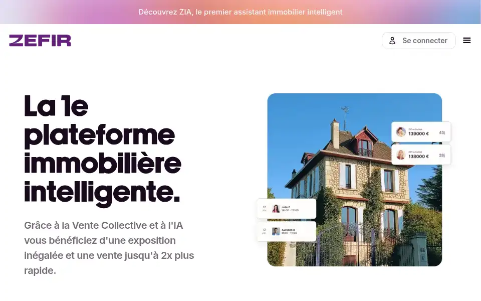 Screenshot of zefir.fr