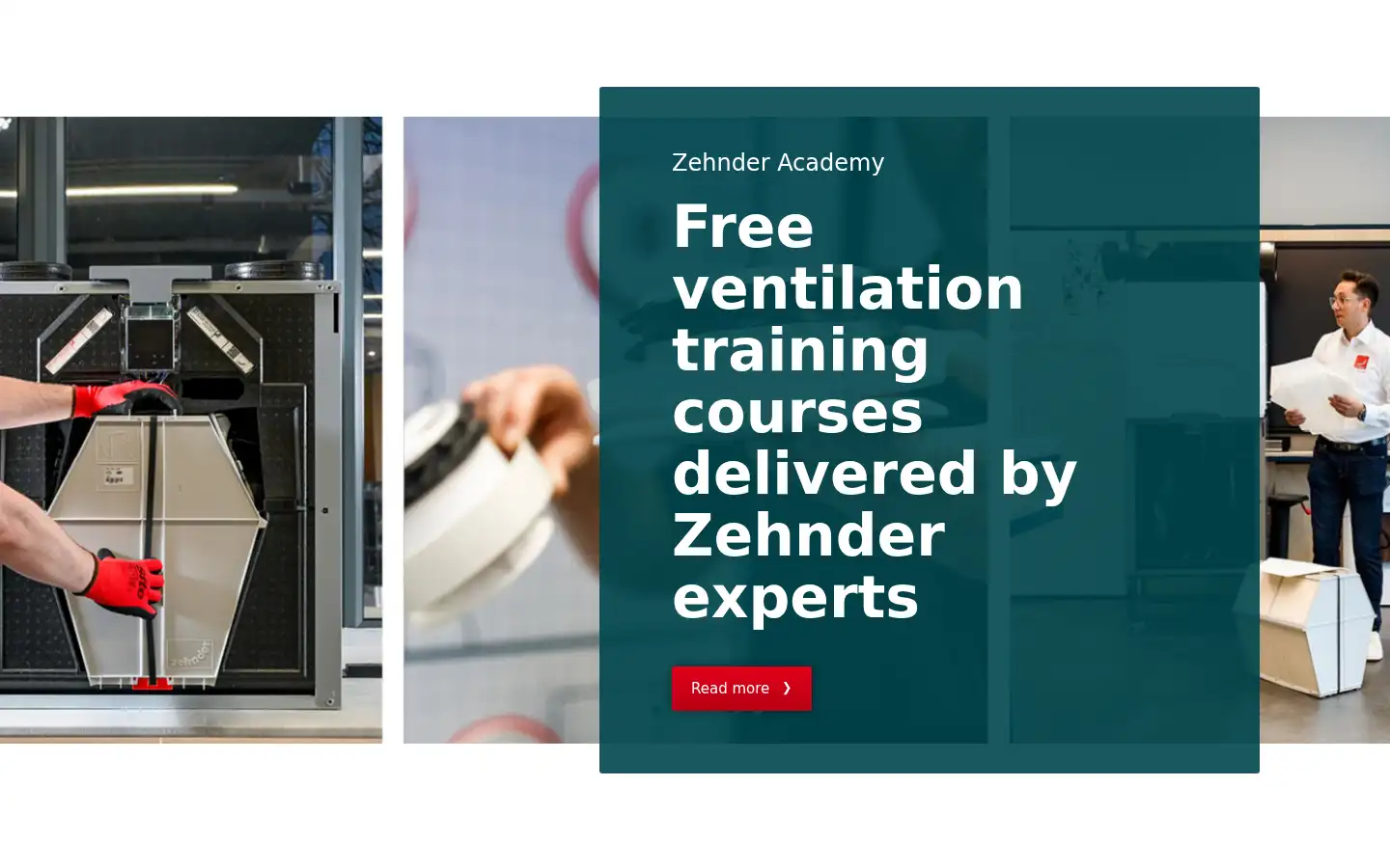 Screenshot of zehnder.co.uk