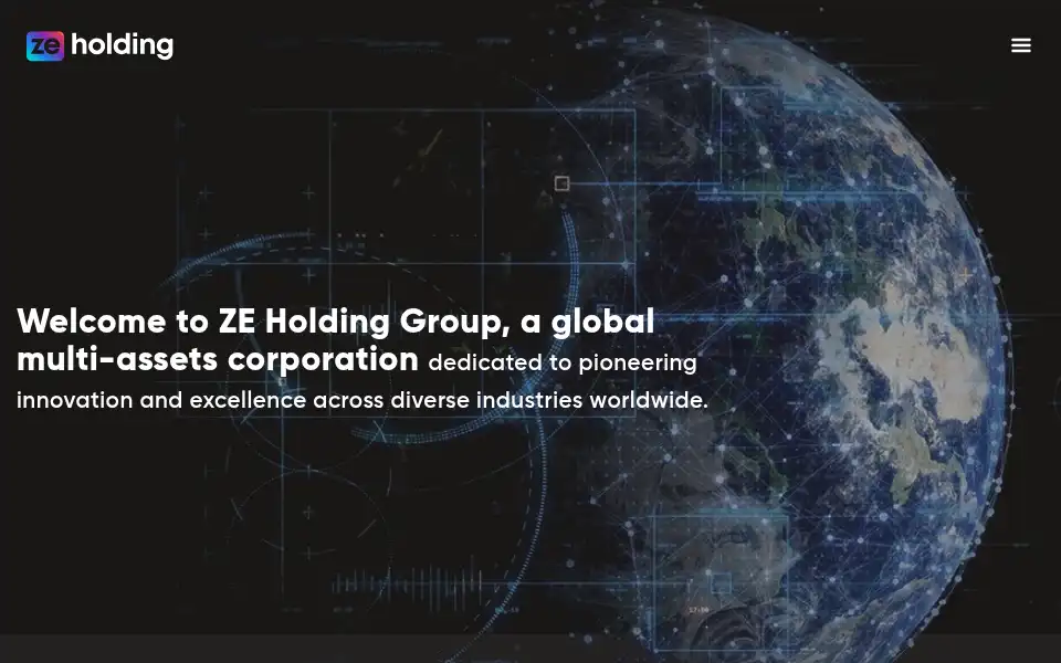 Screenshot of zeholding.ltd
