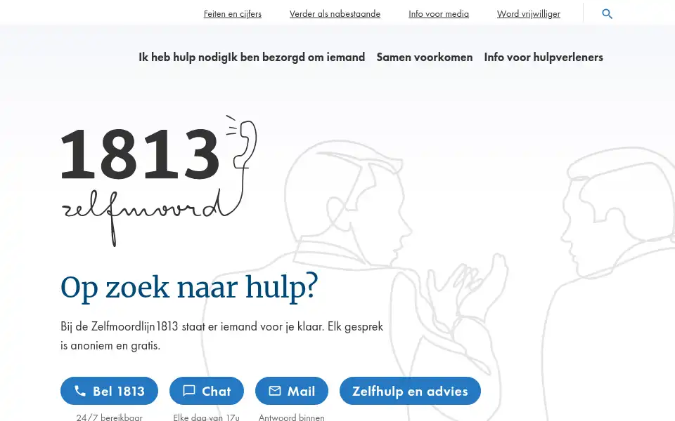 Screenshot of zelfmoord1813.be