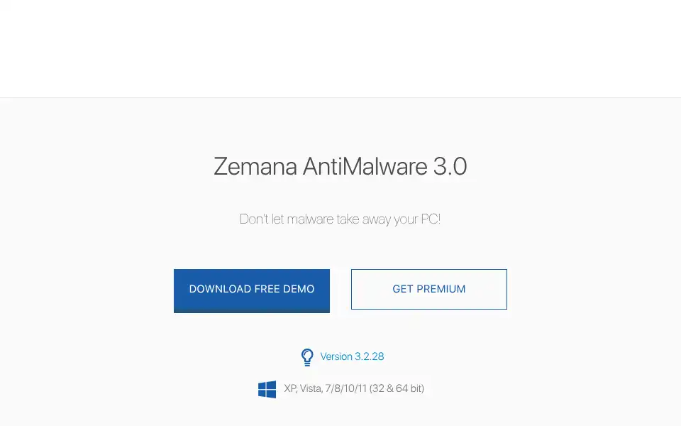 Screenshot of zemana.com