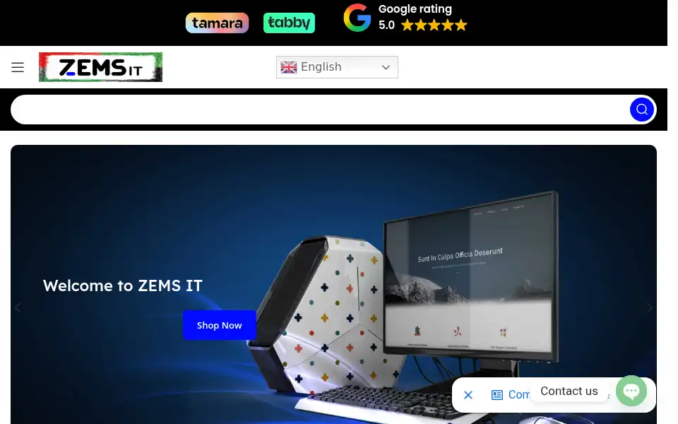 Screenshot of zemsit.com