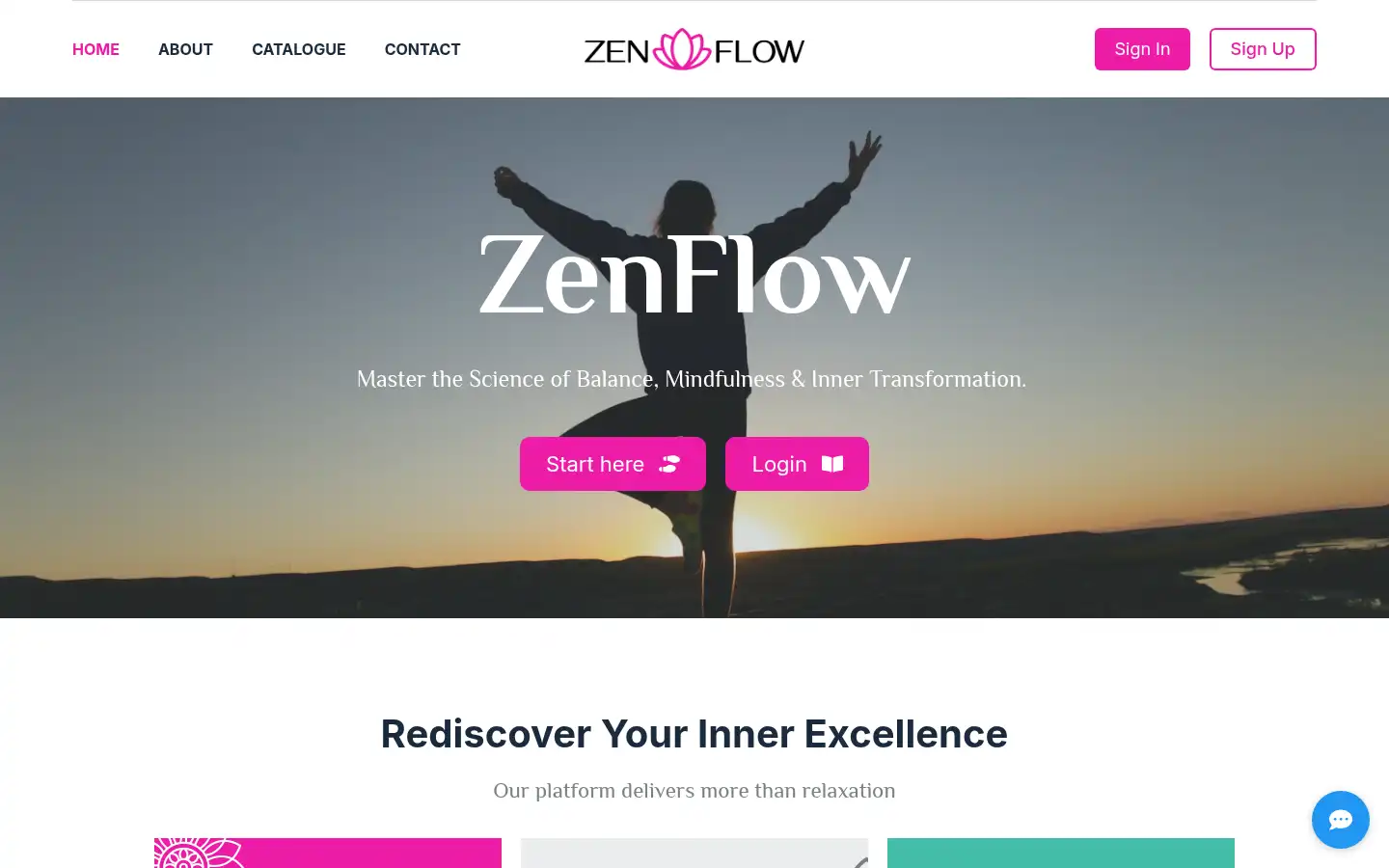 Screenshot of zen-flow.co