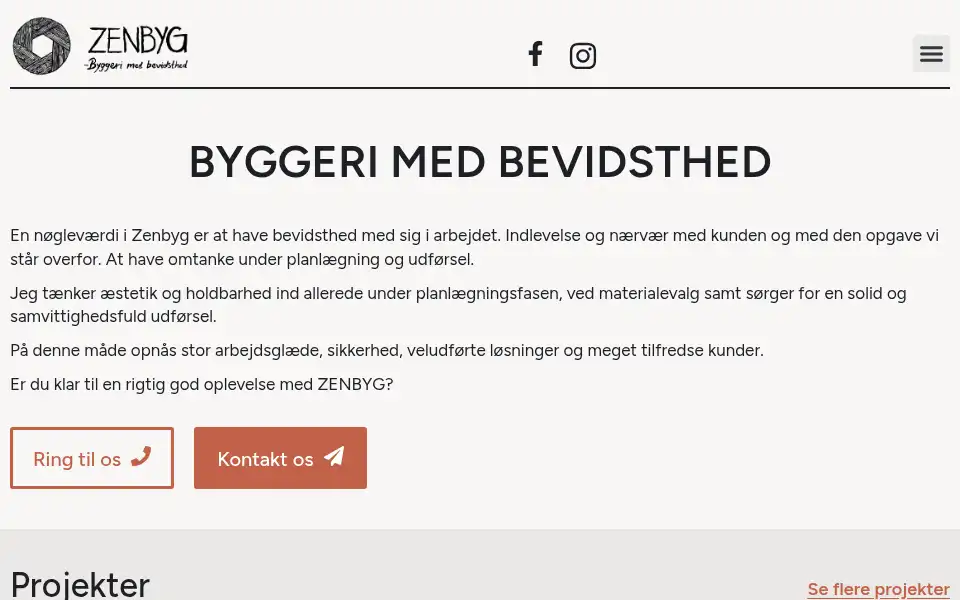 Screenshot of zenbyg.dk