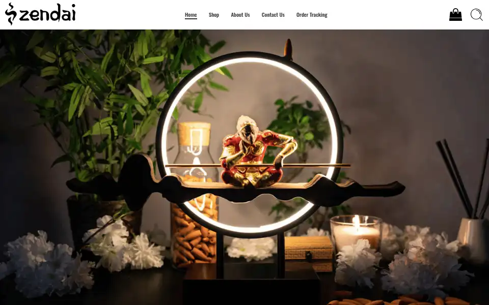 Screenshot of zendaiincense.com