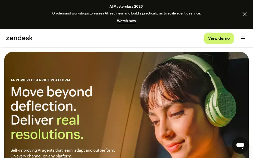 Screenshot of zendesk.co.uk