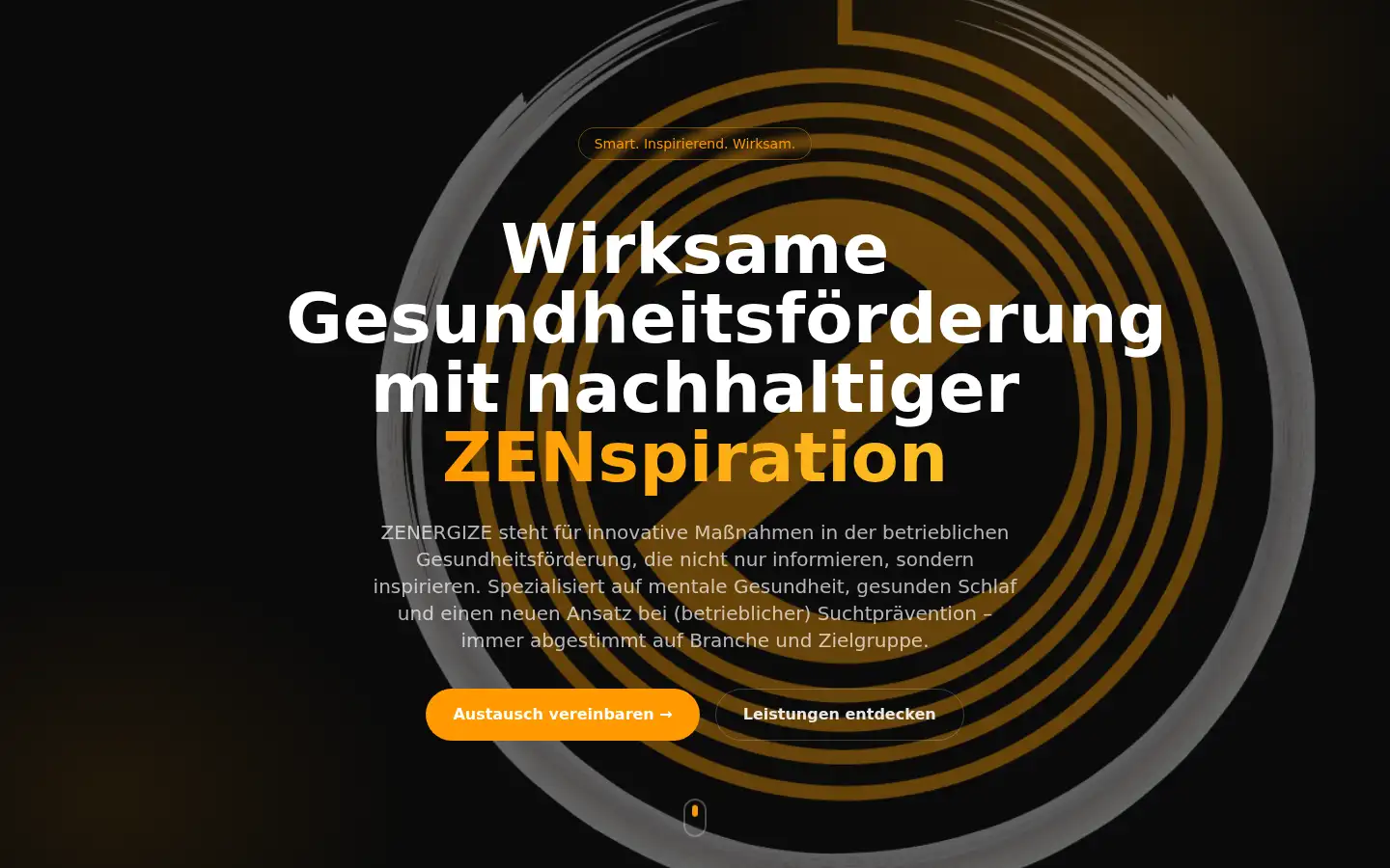 Screenshot of zenergize.de
