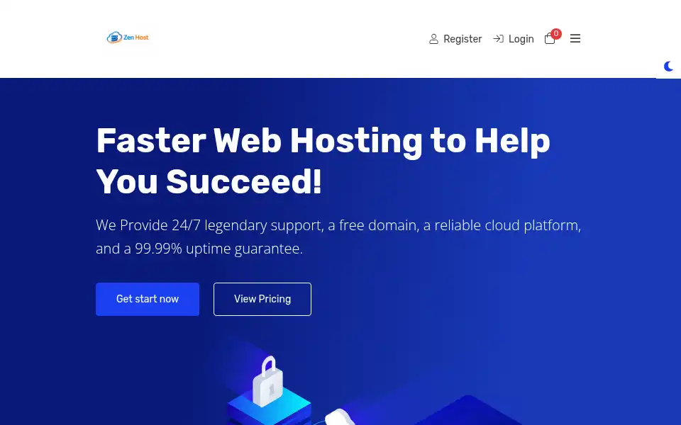 Screenshot of zenhostnepal.com