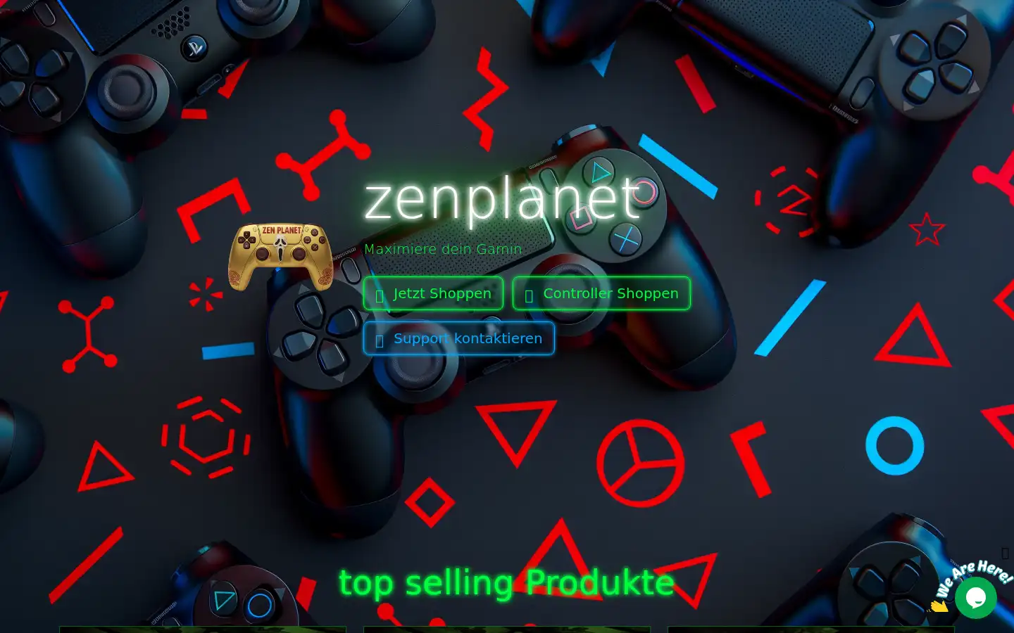 Screenshot of zenplanet.de