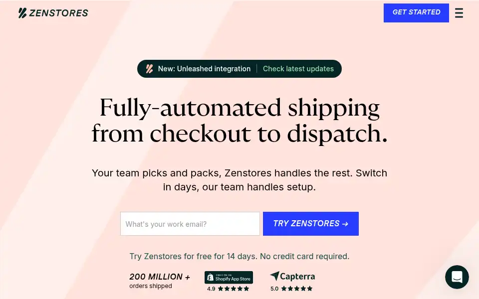 Screenshot of zenstores.com