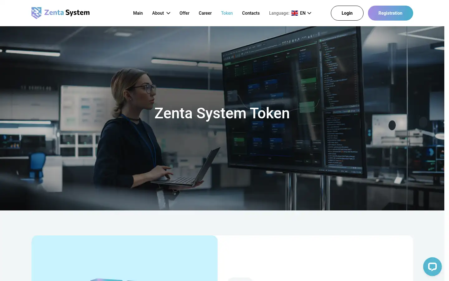 Screenshot of zenta-system.com