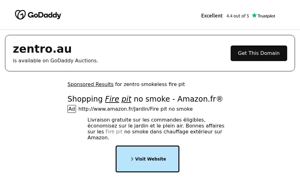 Screenshot of zentro.au