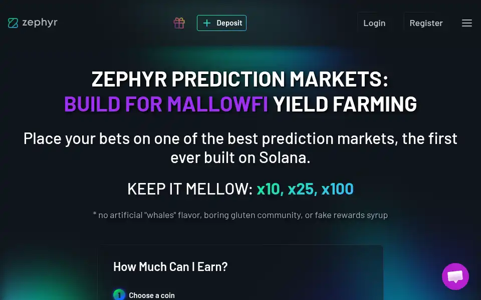 Screenshot of zephyr.digital