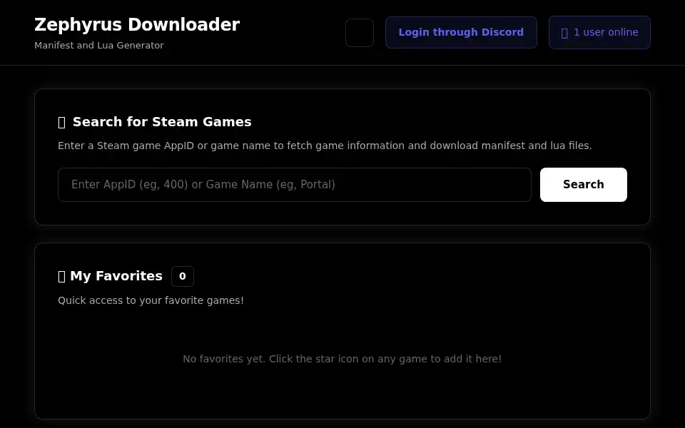 Screenshot of zephyrusdownloader.xyz