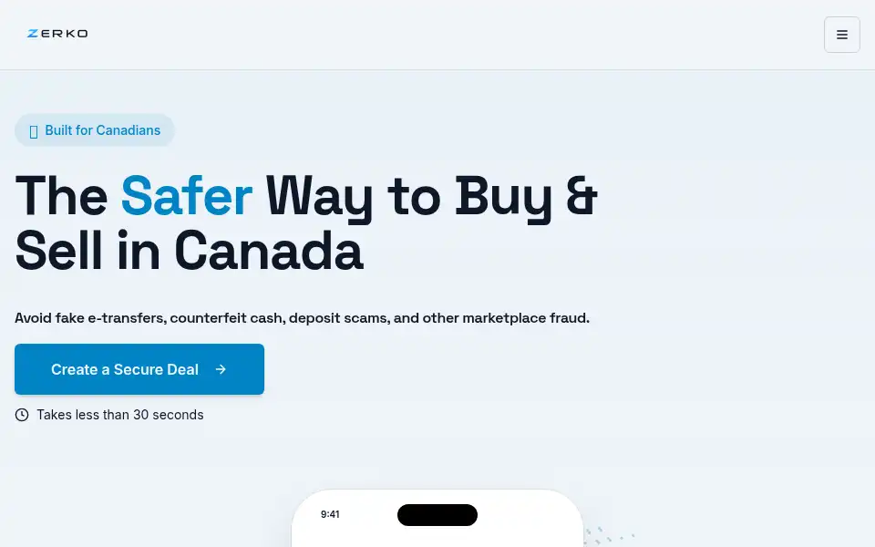 Screenshot of zerko.ca
