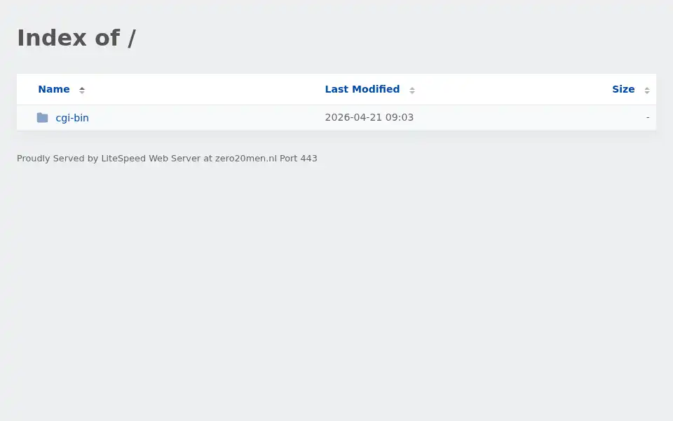 Screenshot of zero20men.nl
