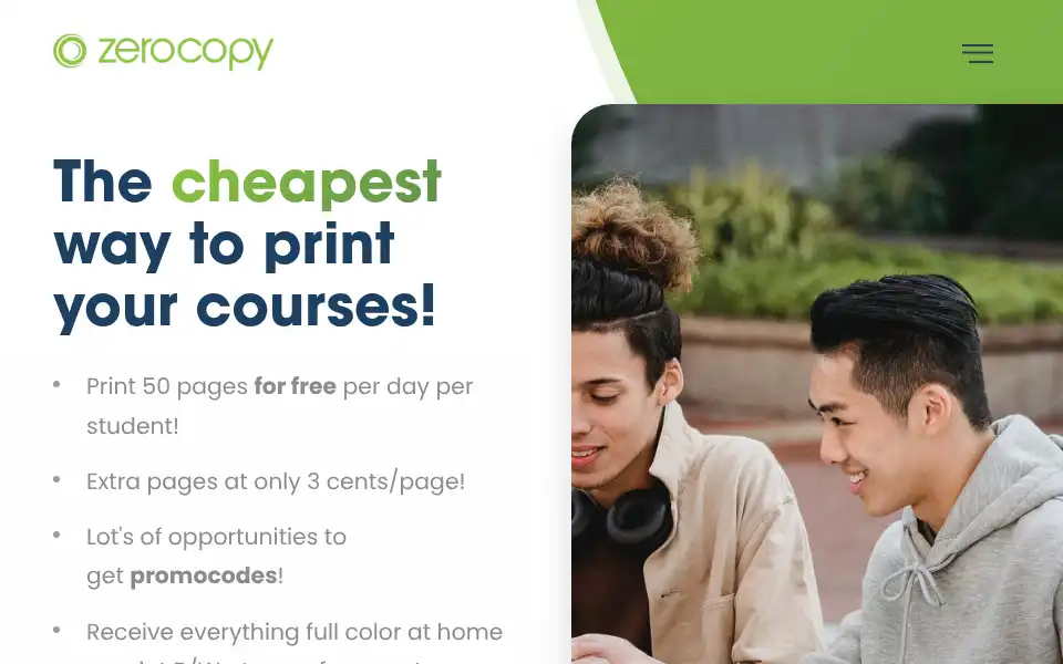 Screenshot of zerocopy.be