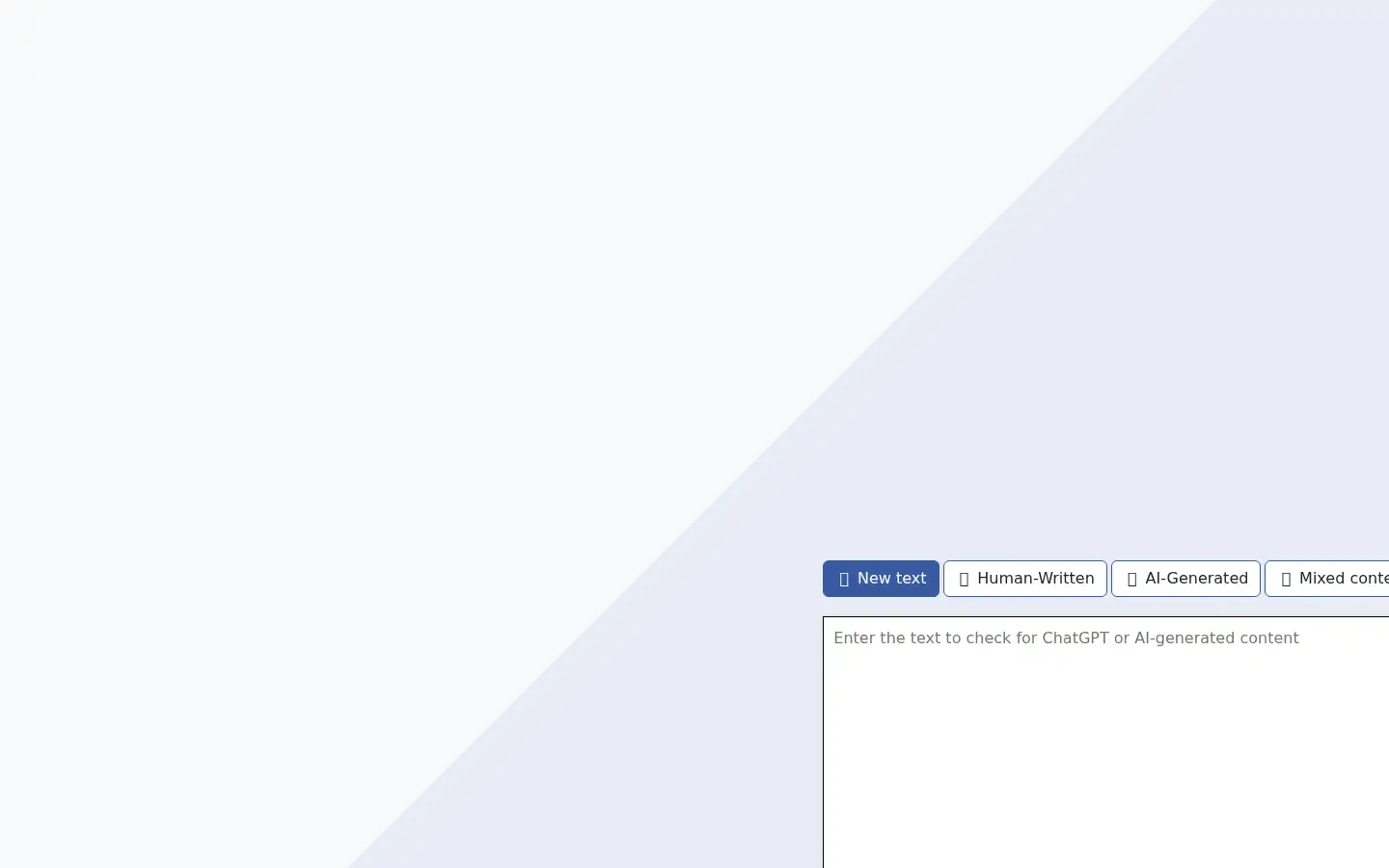 Screenshot of zerogpt.net