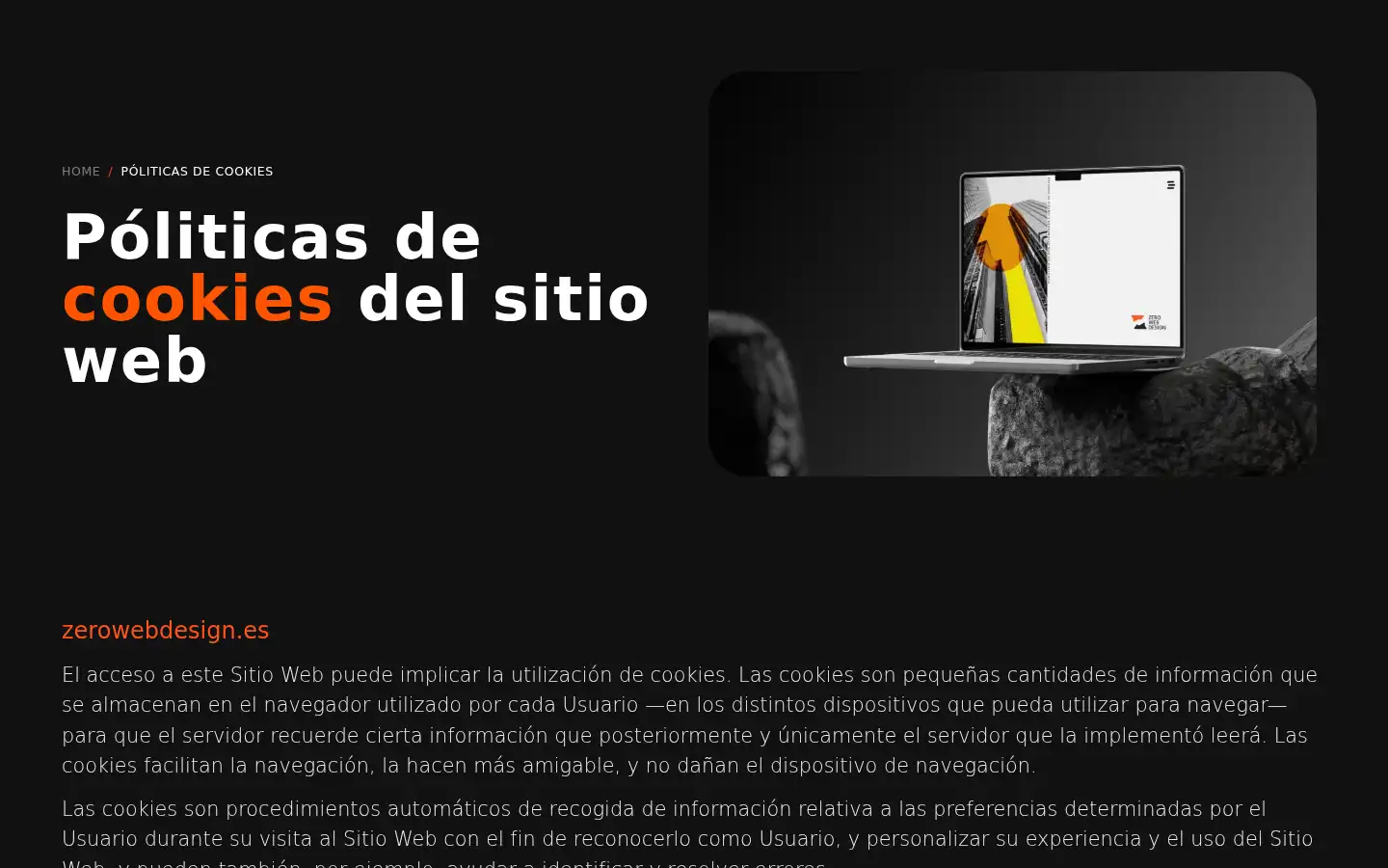 Screenshot of zerowebdesign.com