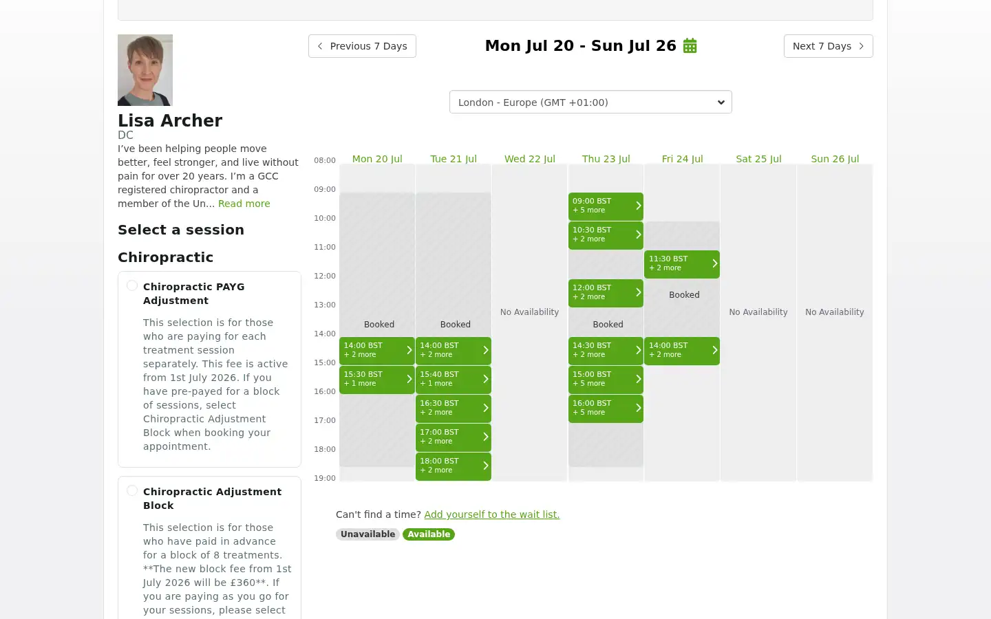 Screenshot of zestchiropractic.co.uk