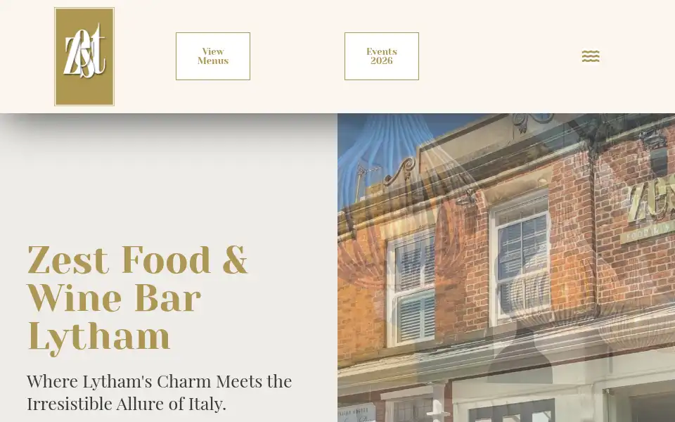 Screenshot of zestlytham.com