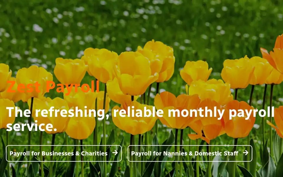 Screenshot of zestpayroll.co.uk