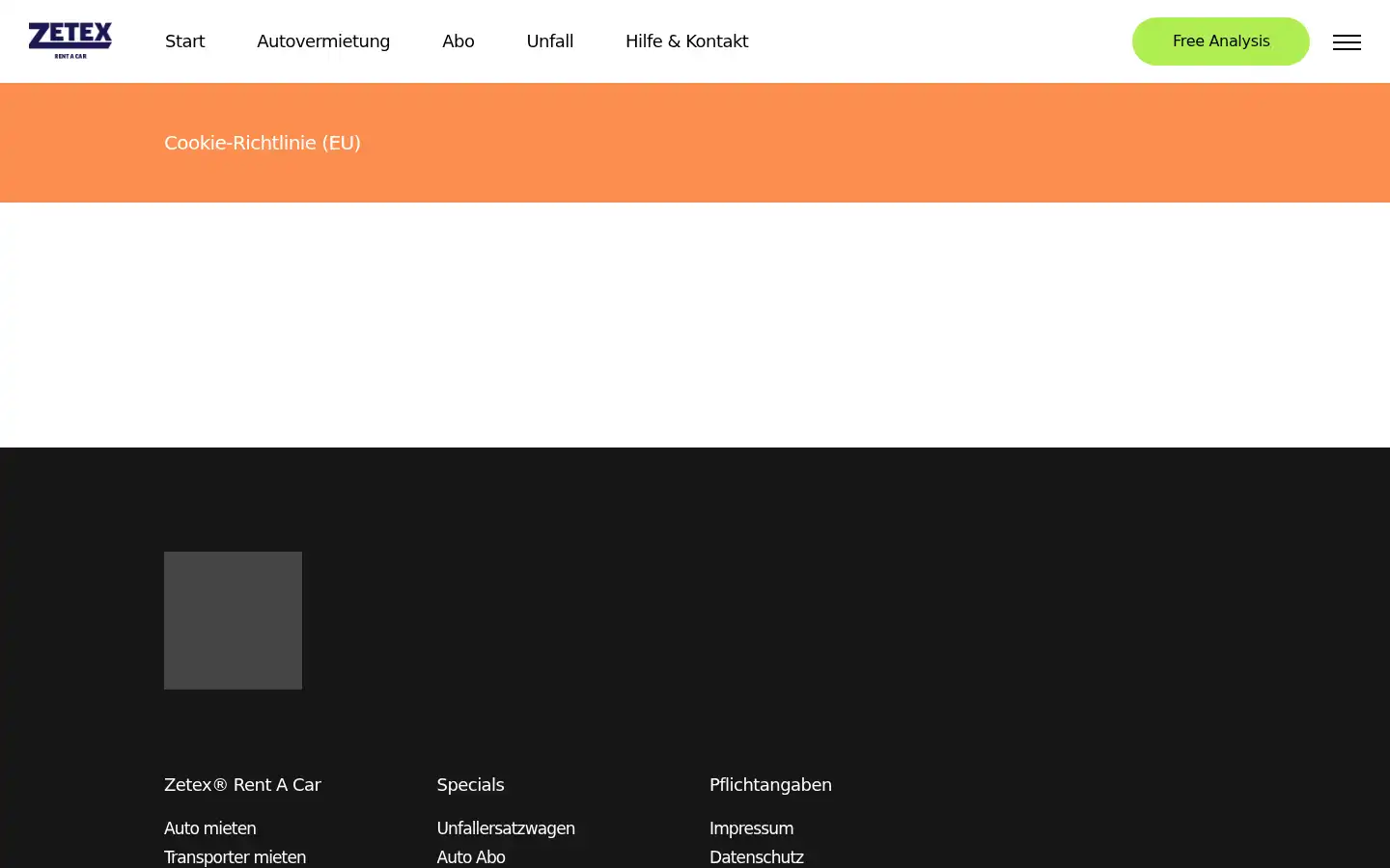 Screenshot of zetex-freight.com
