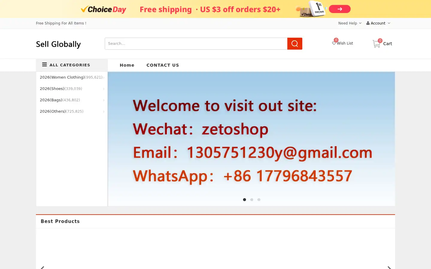 Screenshot of zetoshop.com