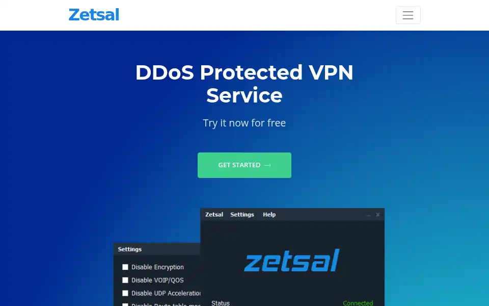 Screenshot of zetsal.com