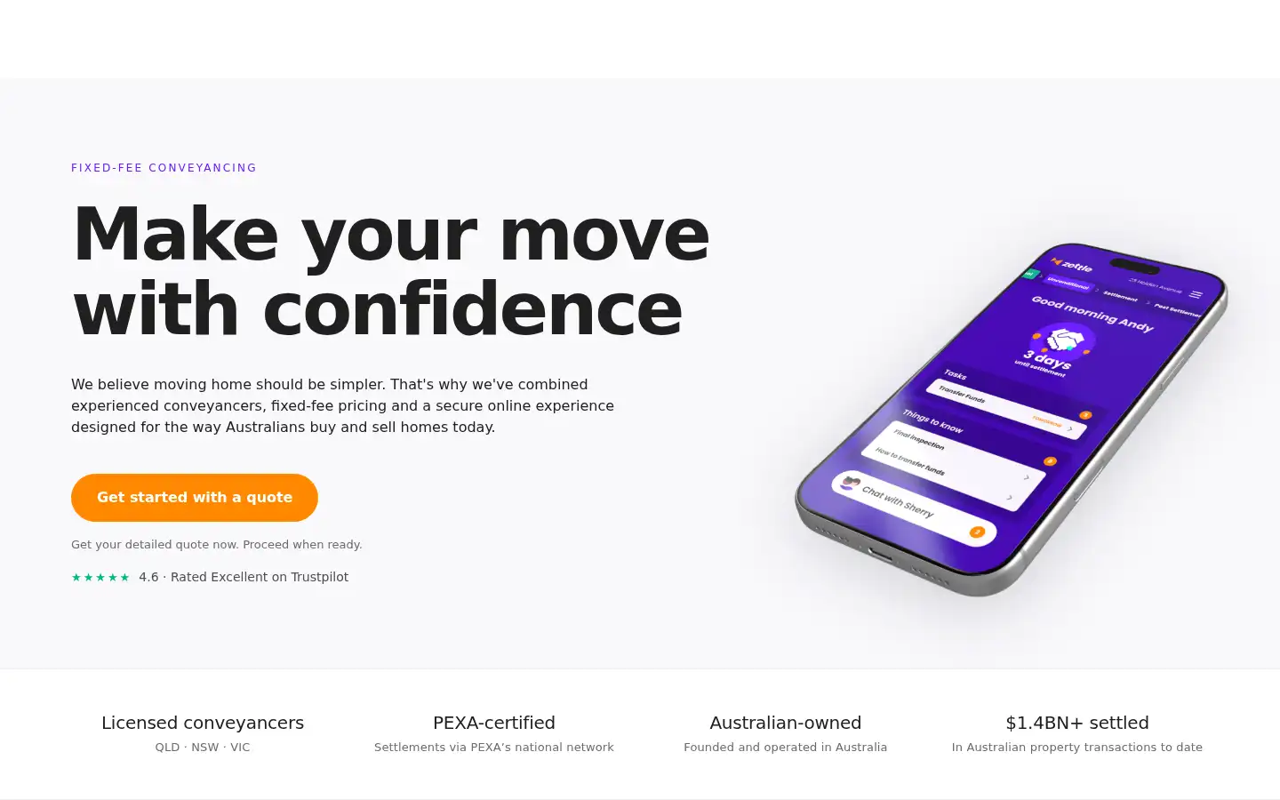 Screenshot of zettle.com.au
