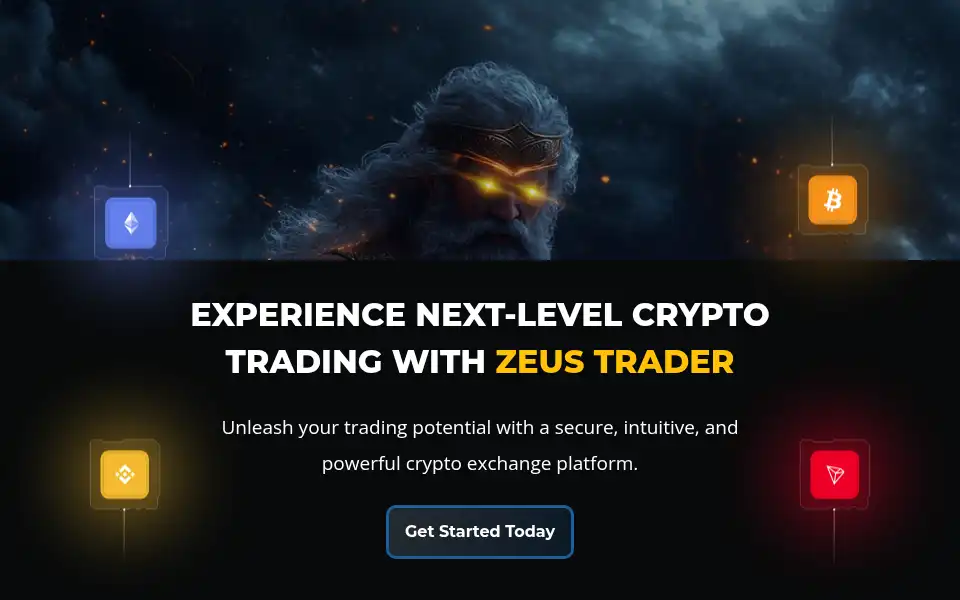 Screenshot of zeustrader.io