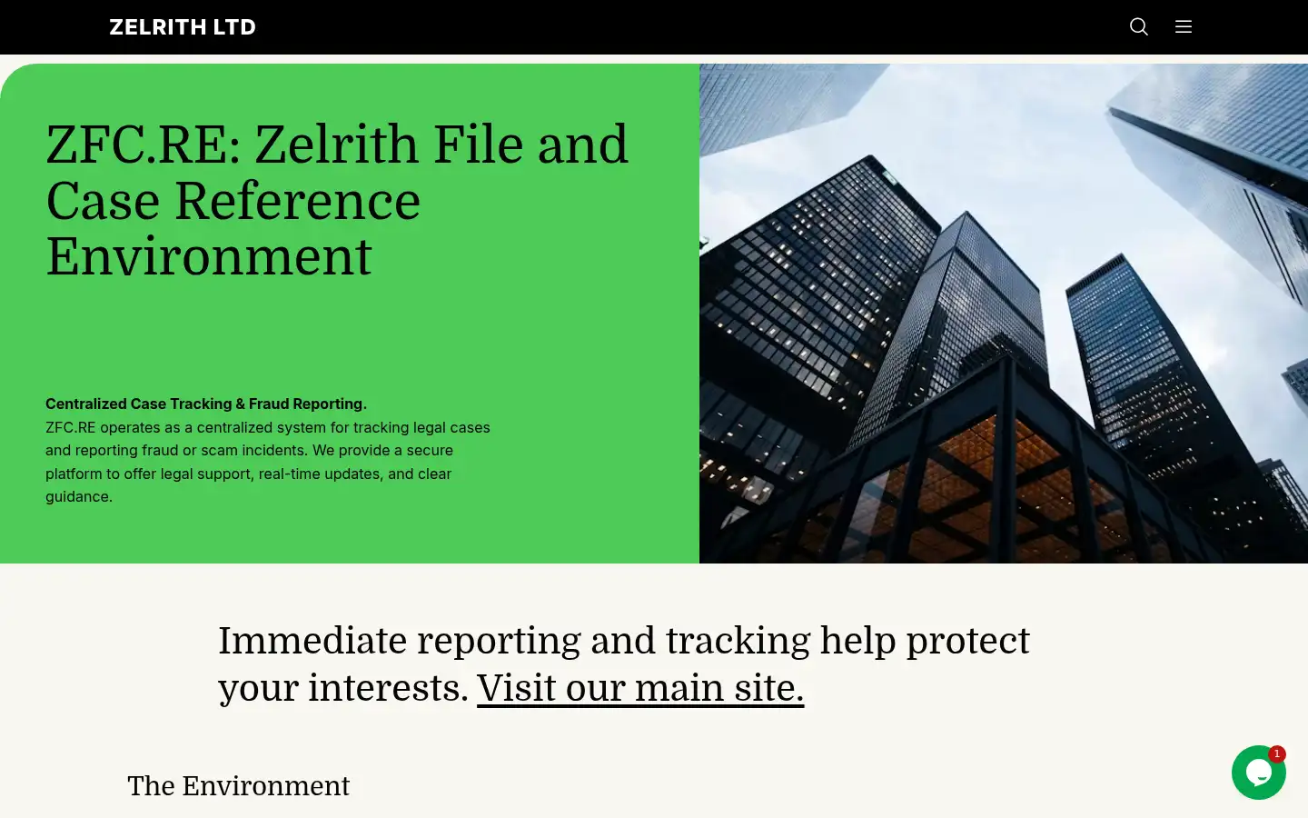 Screenshot of zfc.re