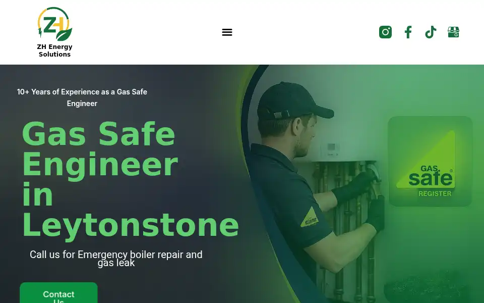 Screenshot of zhenergysolutions.co.uk