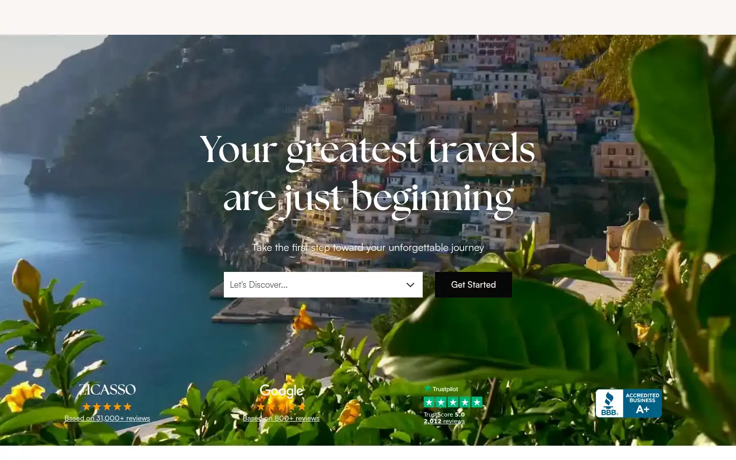 Screenshot of zicasso.com