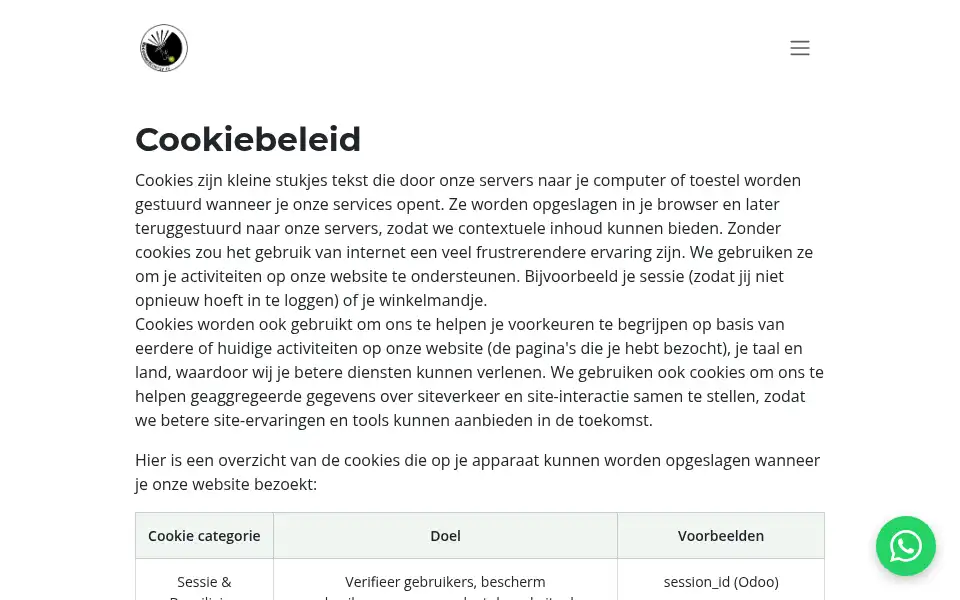 Screenshot of ziezosolar.nl