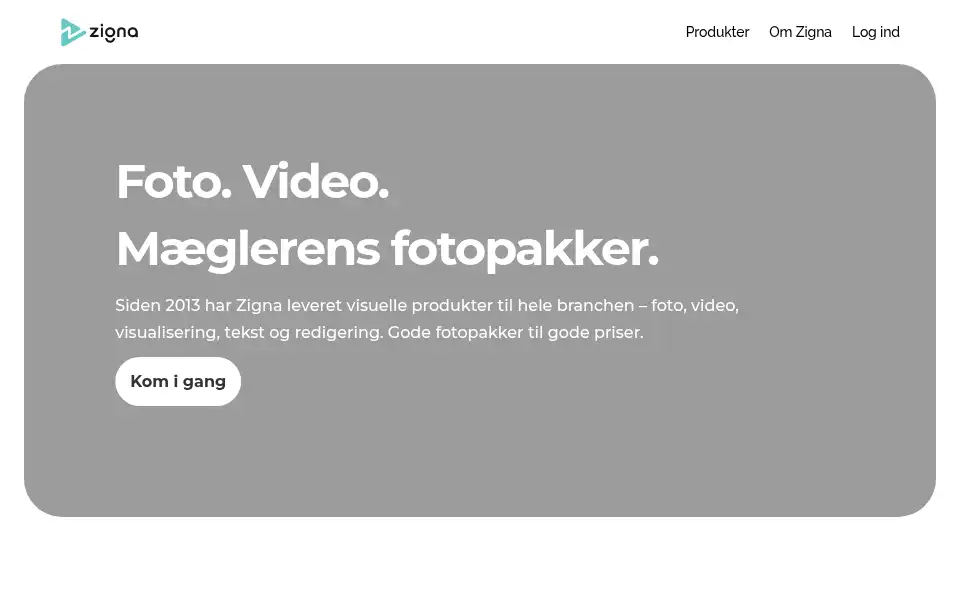 Screenshot of zigna.com