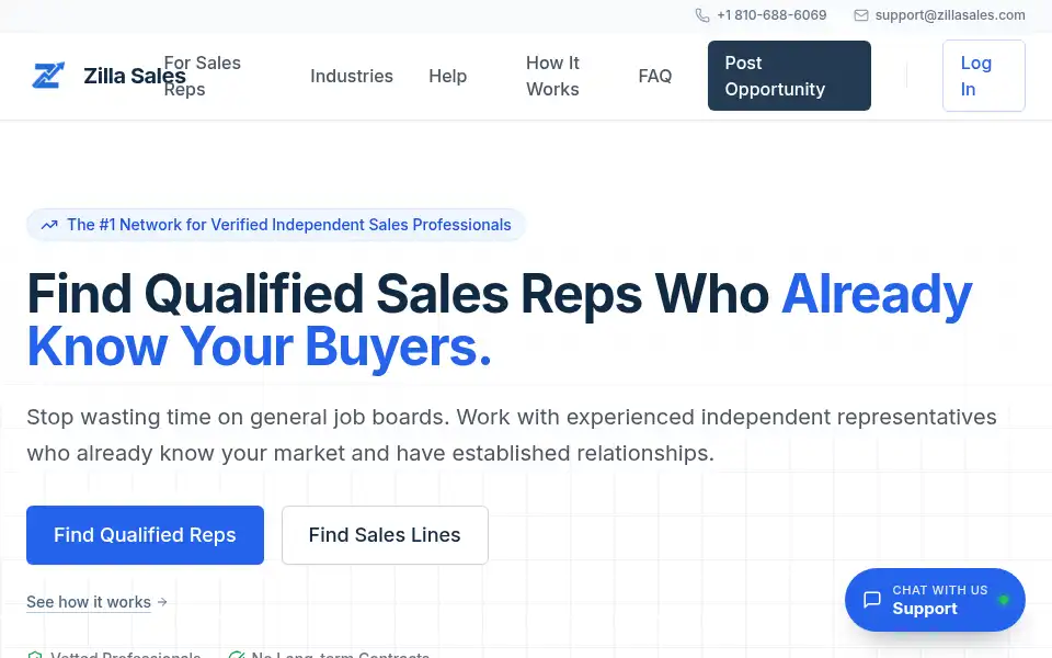 Screenshot of zillasales.com